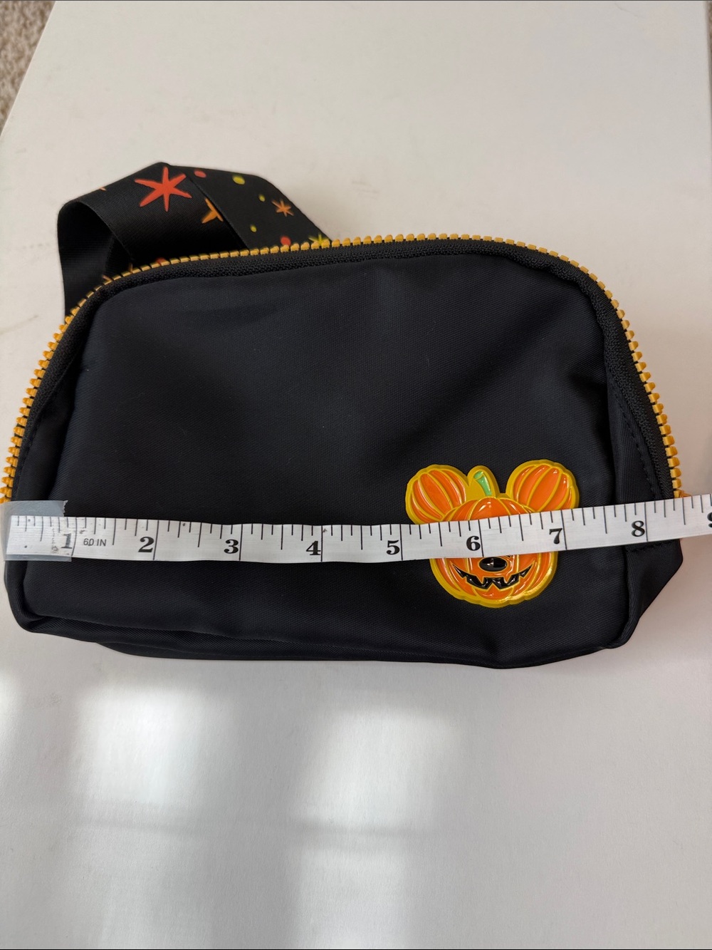 Disney  Black Halloween Pumpkin Crossbody Bag - Picture 6 of 7